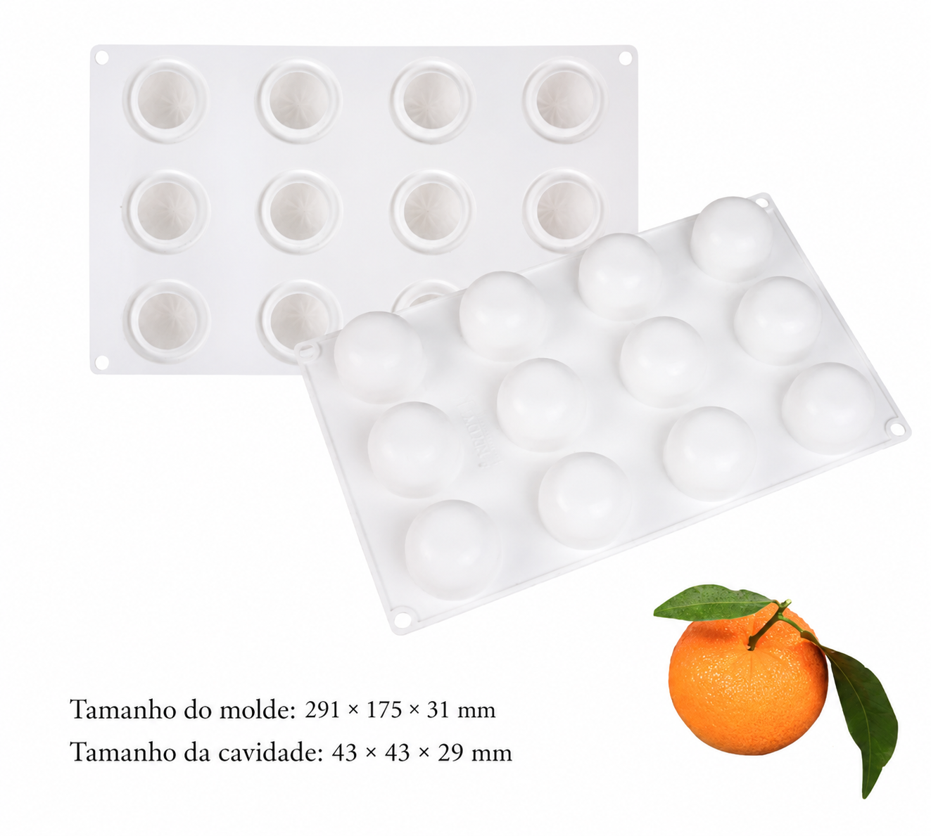 Molde Artfruit Tangerina
