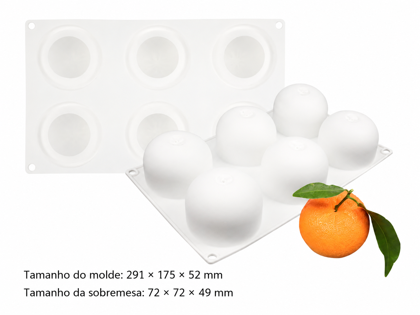 Molde Artfruit Tangerina