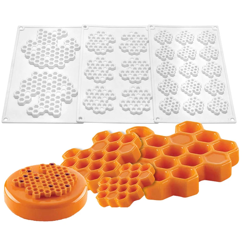 Molde Silicone Favo de Mel