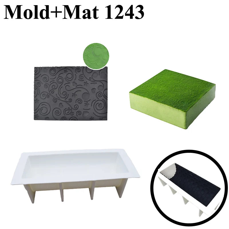 Kit Molde + Tapete Texturizado