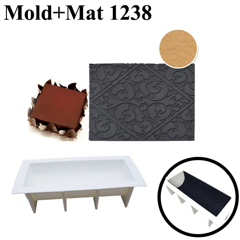 Kit Molde + Tapete Texturizado