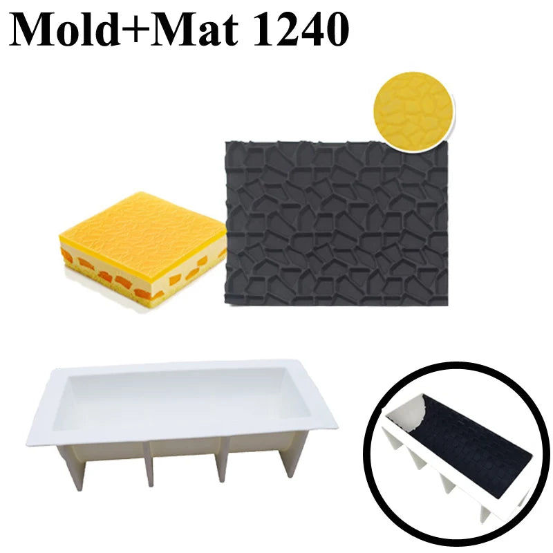 Kit Molde + Tapete Texturizado
