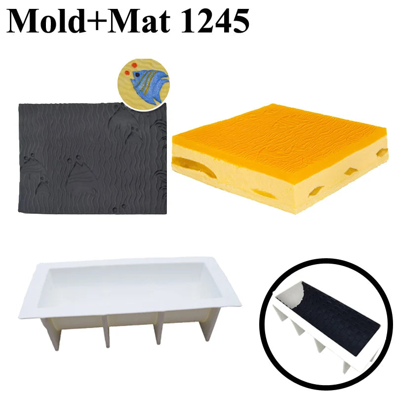 Kit Molde + Tapete Texturizado