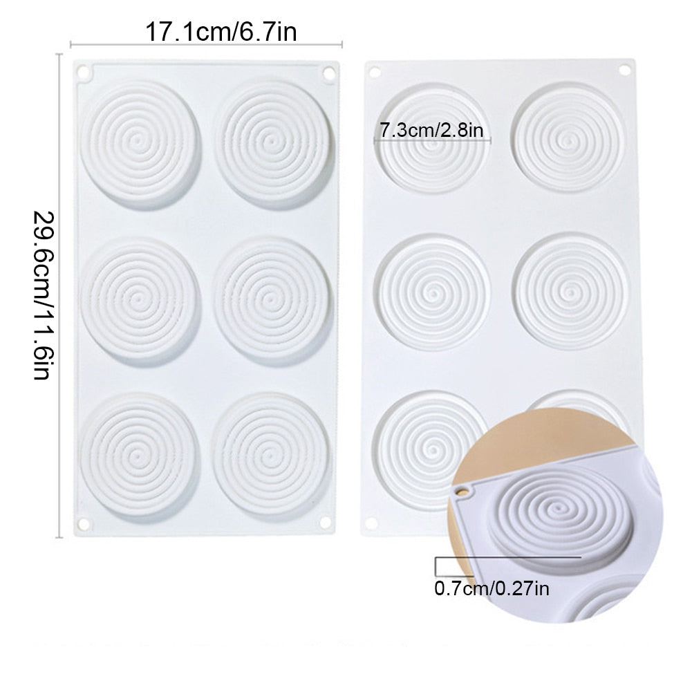 Moldes Espiral Silicake