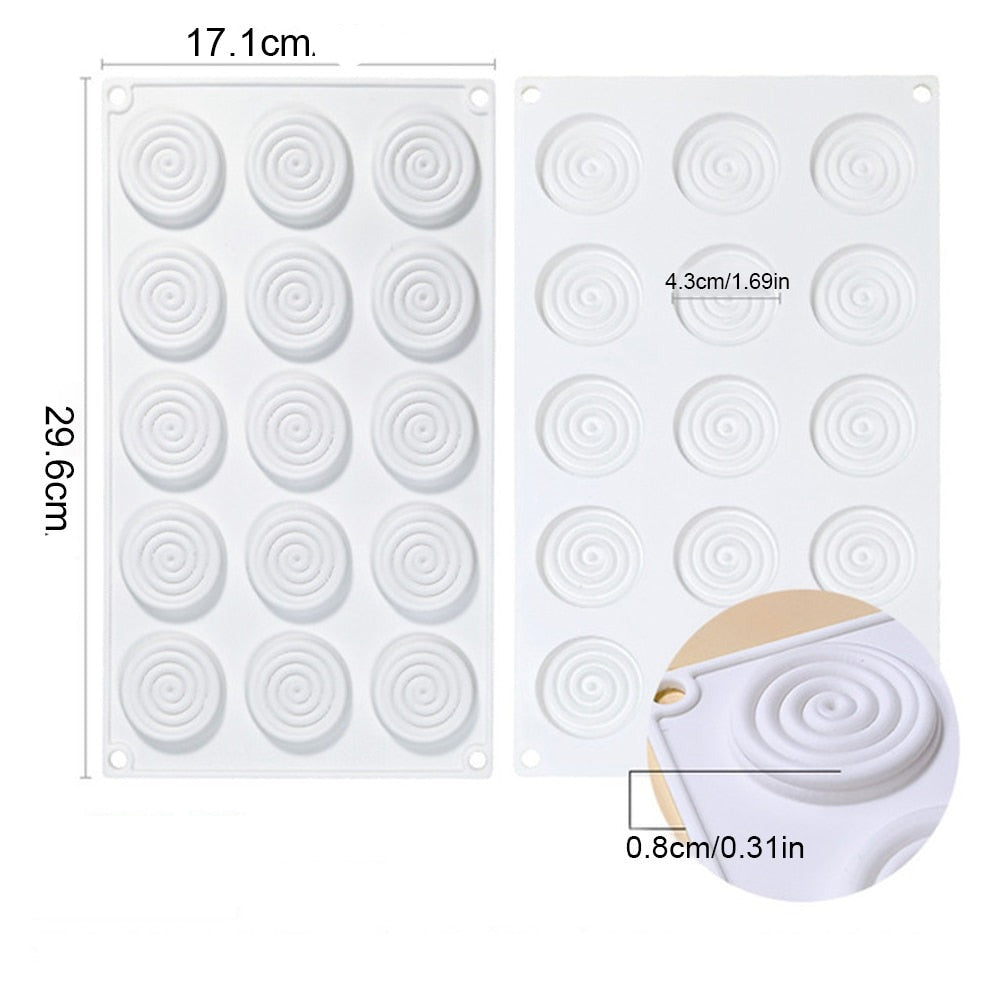 Moldes Espiral Silicake
